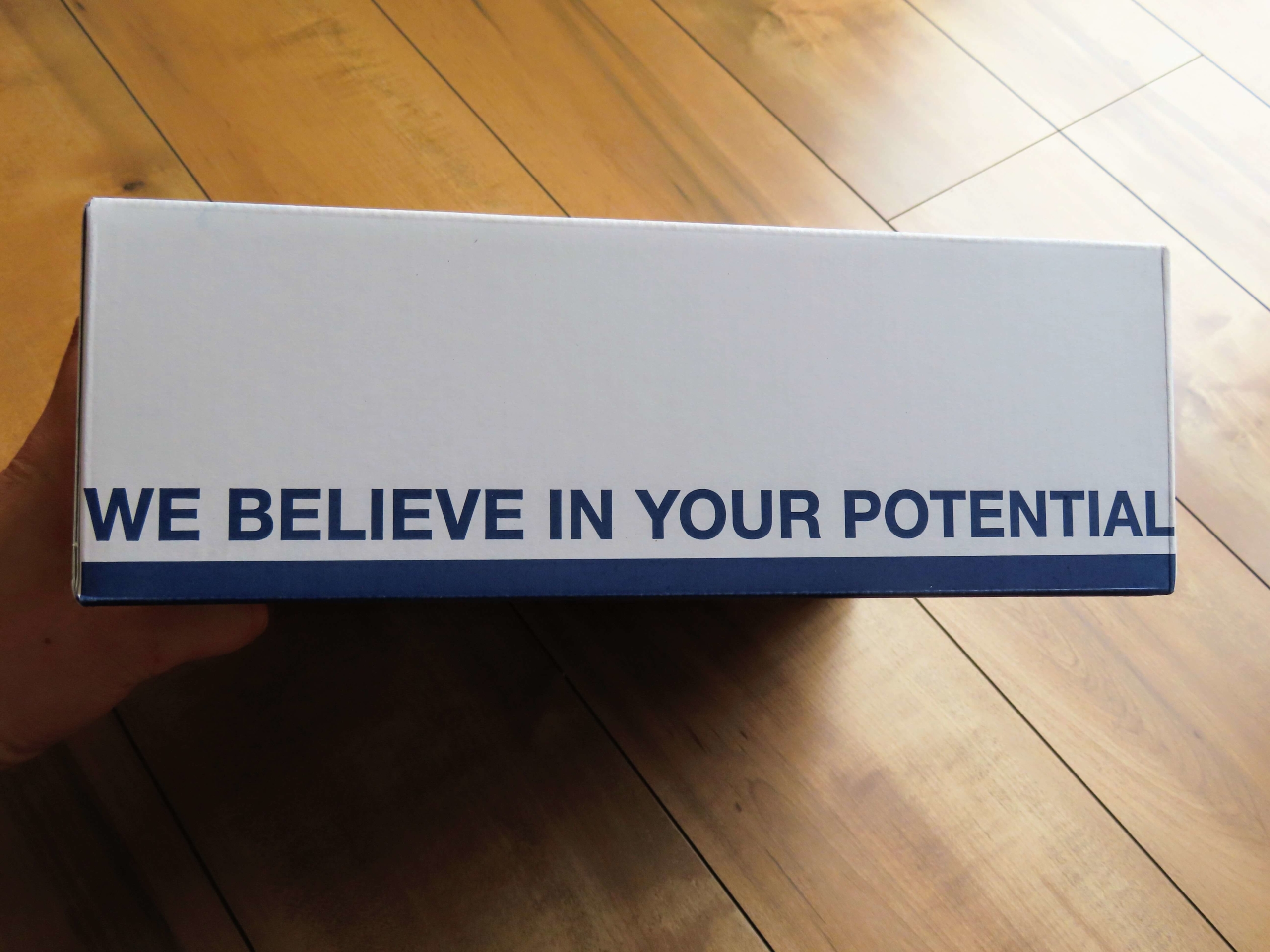箱にはあなたの潜在能力を信じるとあります